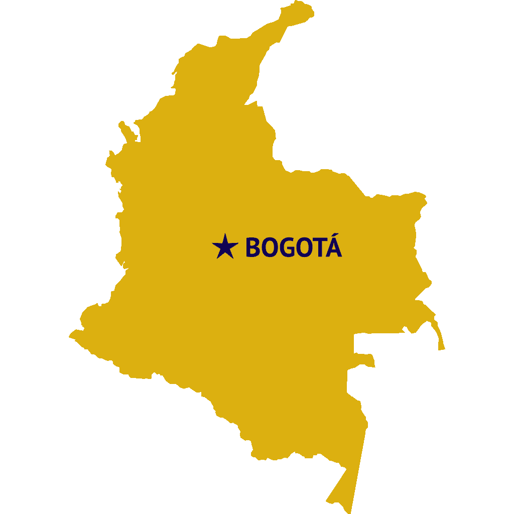 Bogotá, Colombia Map