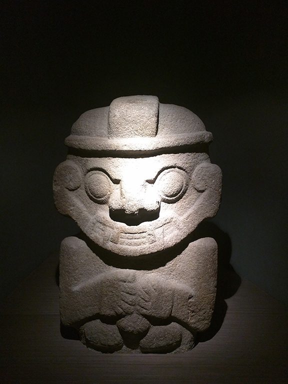 Colombian Stone Statue - Museo del Oro - Bogotá, Colombia