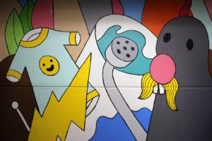 Detroit Z Garage Art - Cartoons