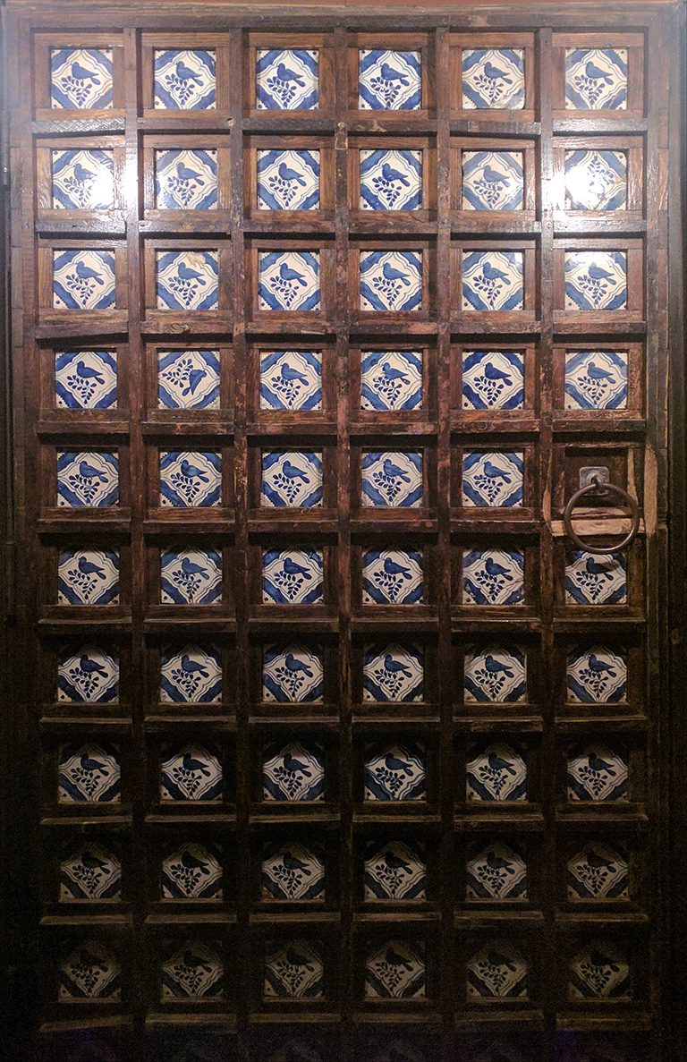 Doorway at Casa Romero in Boston