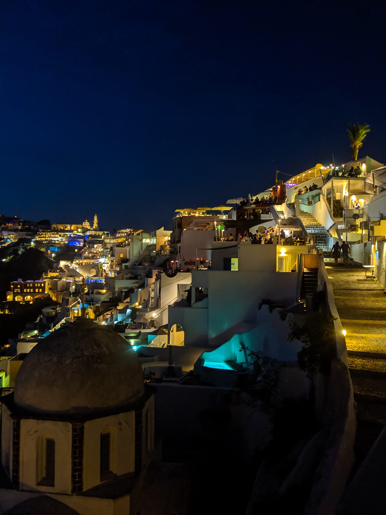 Fira Santorini at Dusk