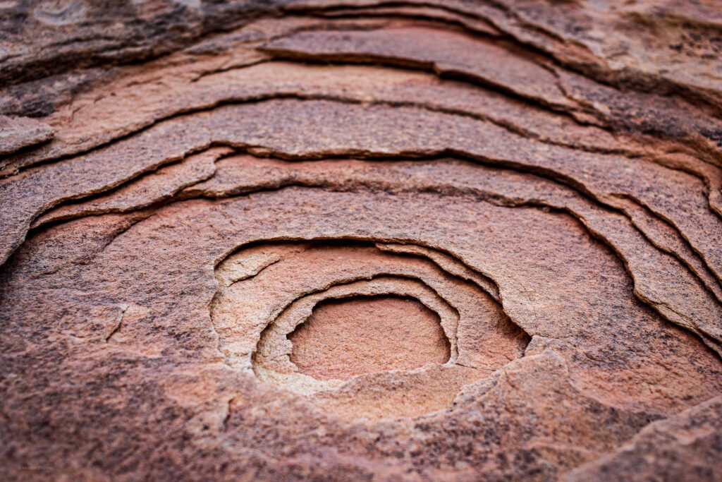 Sandstone Layers at Capitol Reef National Park in Utah