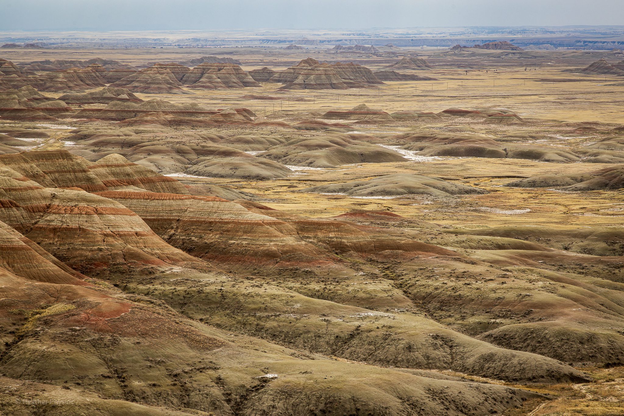 Badlands National Park Landscape Photo Like Surface of Mars in South Dakota