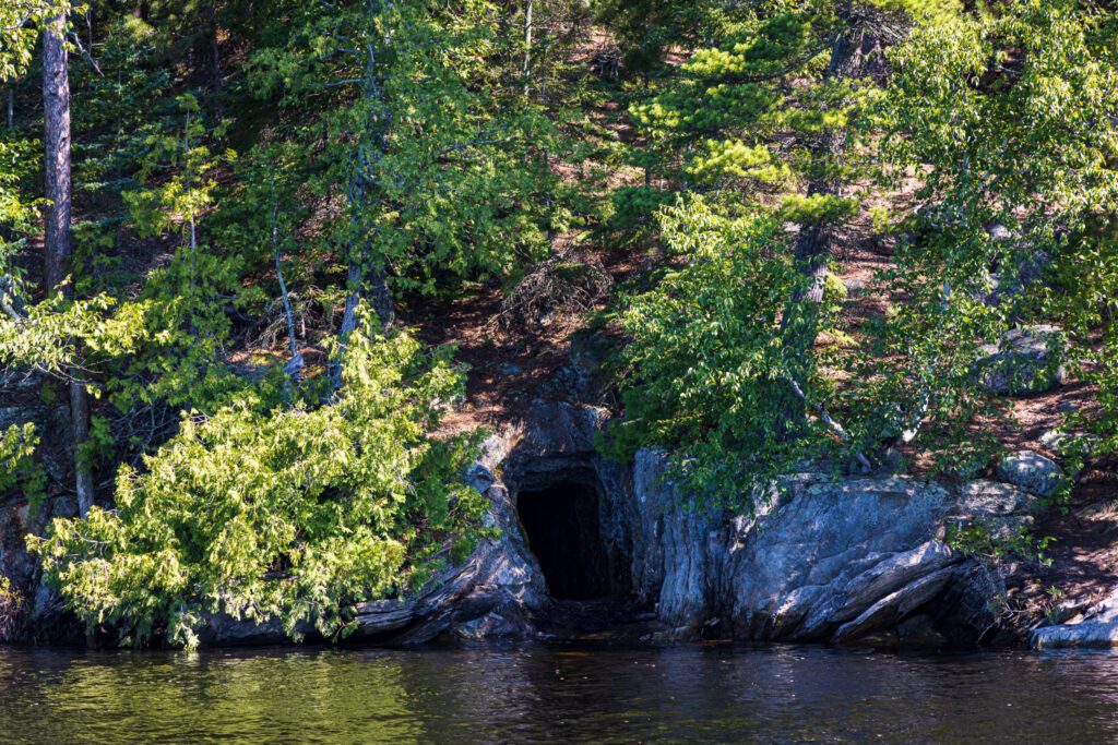 Closed & Sealed Abandoned Gold Mine at Voyageurs National Park