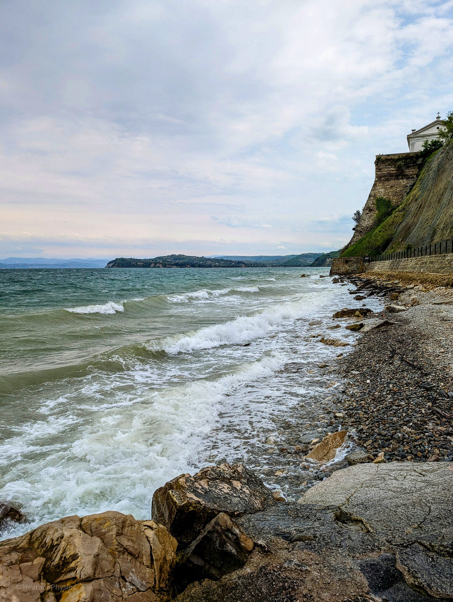 Bora Winds Clash Over the Adriatic Sea at the Intersection of Italy, Slovenia & Croatia