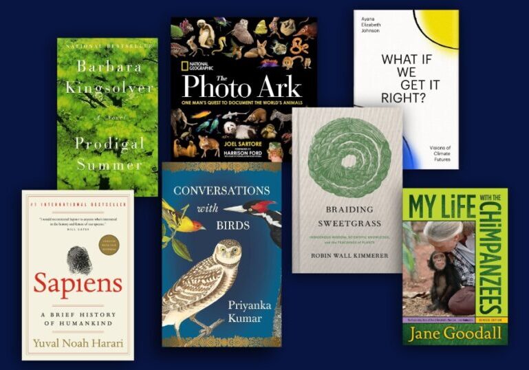 7 influential book recommendations – spanning ecology, climate, history, and Indigenous knowledge – that reshaped how I think about conservation, responsibility, and our place in nature this year.