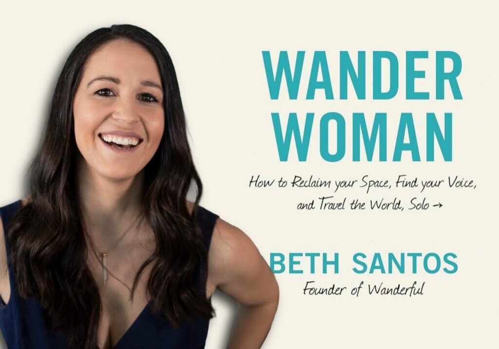Book Review Graphic - Wander Woman - Beth Santos Cover