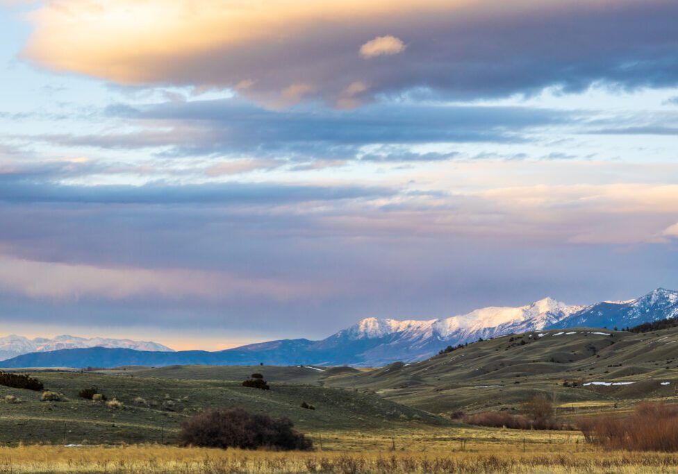 Absaroka Alpenglow in Paradise Valley, Montana