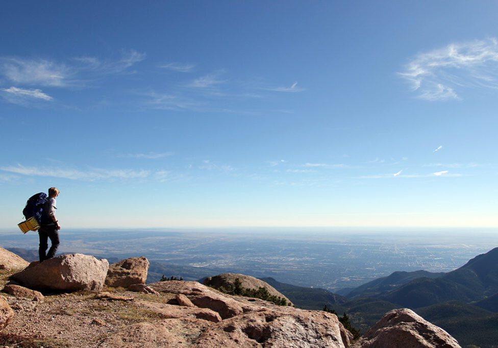 Heather Physioc Hiking Overlook Pikes Peak